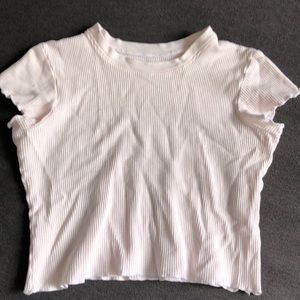 Short sleeve light pink top